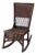 Antique Victorian Wicker Rocking Chair For Sale