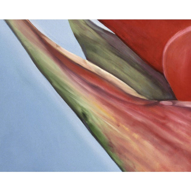 2000s "Red Ginger" Gallery Wrapped Oil Painting by Judith Moore For Sale - Image 9 of 10