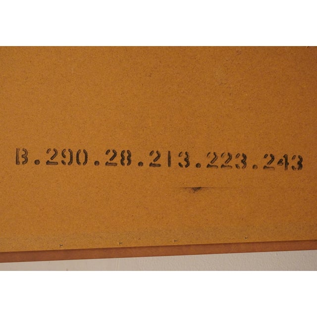 Brown Bassett Furniture Solid Pecan Italian Mediterranean Style 29" Mirror 290-28-213 For Sale - Image 8 of 8