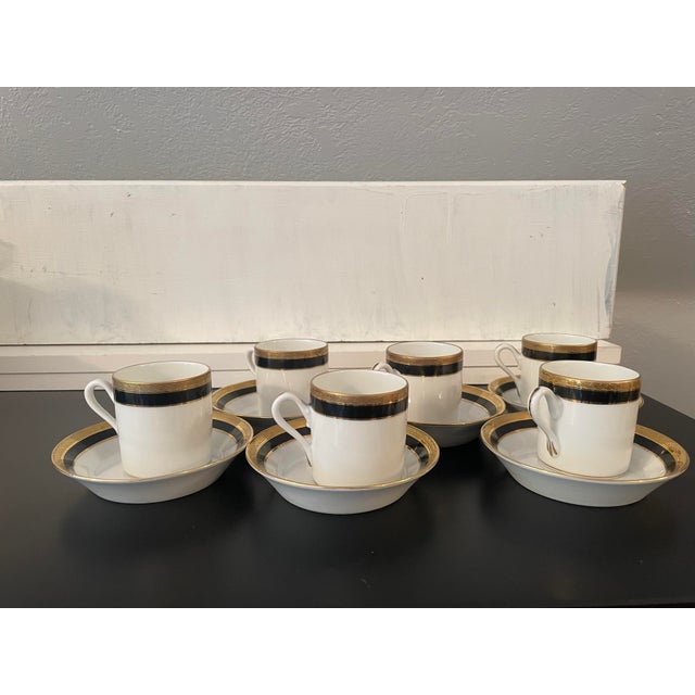 Vintage Richard Ginori Espresso Cups and Saucers, 12 Piece Set Chairish