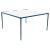 Xaloc Navy Glass Top Table 140 by Mowee For Sale