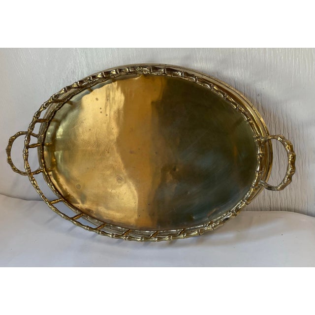 Lovely faux bamboo design on this bras tray.