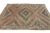 Mid 20th Century Embroidered Faded Embroidered Kilim Rug For Sale - Image 4 of 7