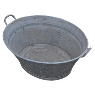 Hungarian Zinc Tub, 1950s For Sale