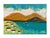 Cerulean 2025 Original Impasto Mountain and Lakeside Landscape Painting Signed L. Romo For Sale - Image 8 of 8