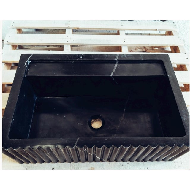 I got this sink custom made for a bathroom renovation and unfortunately, it was the wrong size. It is gorgeous, never used...