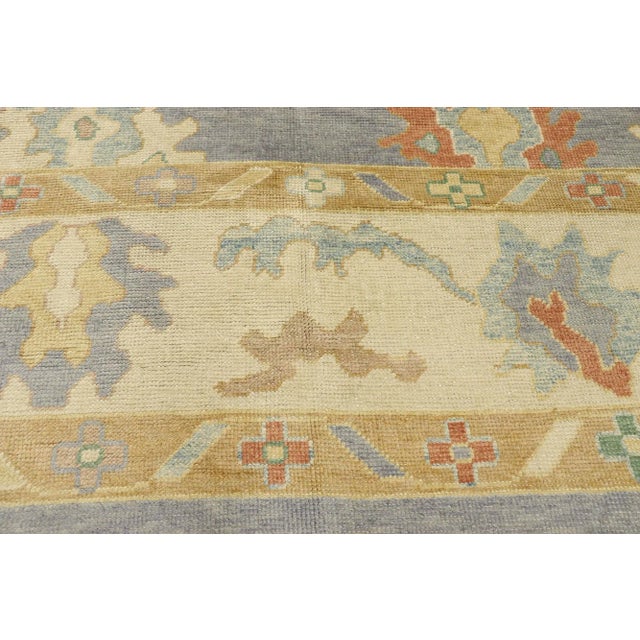Textile Turkish Oushak Rug - 09'05 X 12'05 For Sale - Image 7 of 12