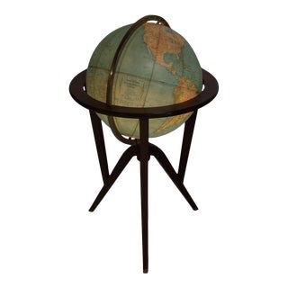 Ed Wormley of Dunbar Mid-Century Modern Illuminated Globe Light Fixture For Sale