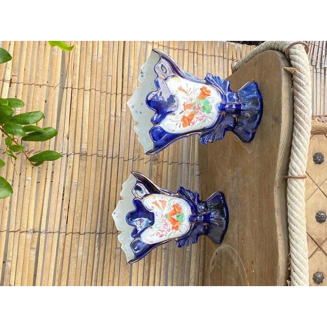Parisian Porcelain Vases, France, 1860, Set of 2 For Sale - Image 11 of 12