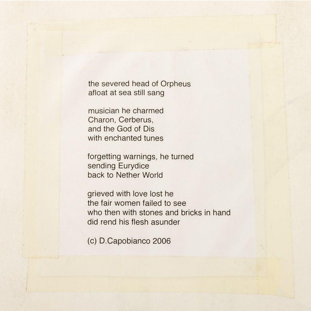 Domenick Capobianco Surrealist Works on Paper, 6 For Sale - Image 15 of 18