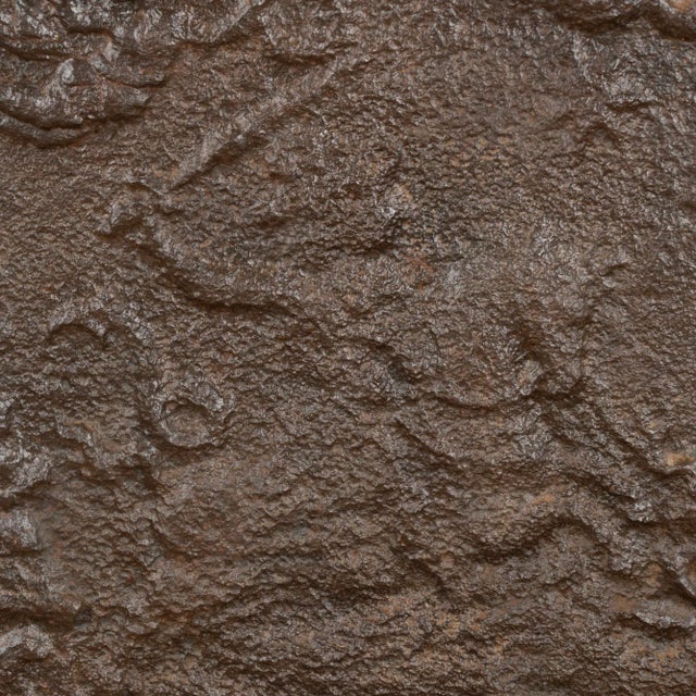 Traditional Cast Iron Fire Back With Soldier on Horseback, Sweden Circa 1760-1800 For Sale - Image 3 of 9