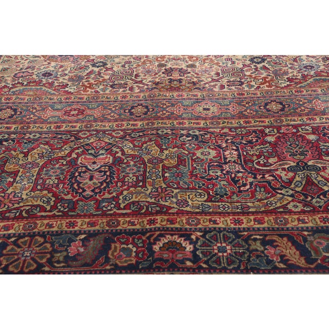Early 20th Century Antique Turkish Sivas Rug - 13'01 X 19'01 For Sale - Image 5 of 11