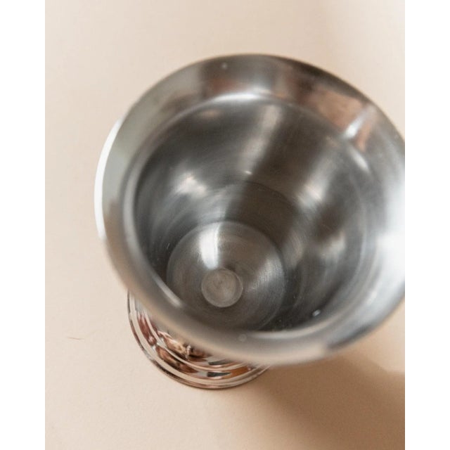 Vintage Stainless Steel Cups, Italy, 1970s, Set of 6 For Sale - Image 5 of 11
