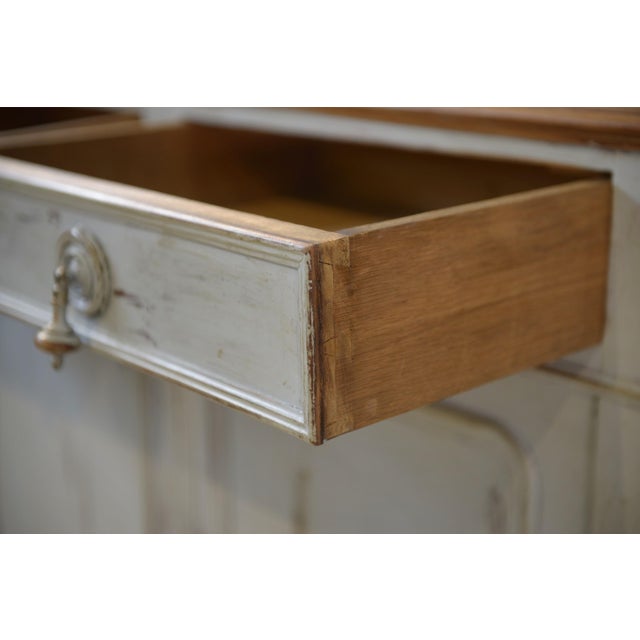 Antique Patinated Two-Part Cabinet, 1800s For Sale - Image 6 of 14