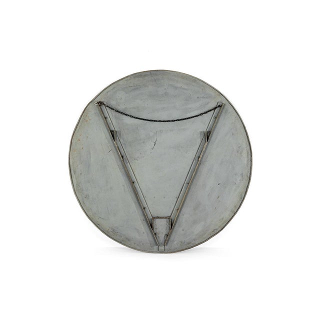 Large Circular Czech Tramway Mirror For Sale - Image 12 of 13