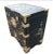 Chinoiserie Chinoiserie Hand Painted Black Lacquered Cabinet For Sale - Image 3 of 10