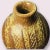 1980s Ceramic Floor Vase with Yellow Samot Glaze, 1986 For Sale - Image 5 of 7