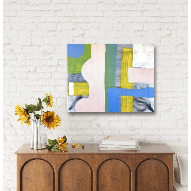 Matthew Izzo Abstract Painting “New City” (2023) - Acrylic Paint on Canvas 20” X 16” For Sale - Image 4 of 7