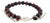 1990s David Yurman Tiger Eye Spiritual Beads Bracelet 6.6 - 8.5" Silver 8 mm Estate For Sale
