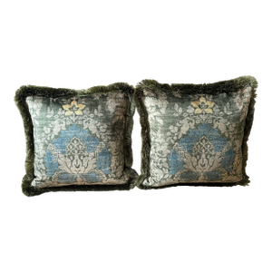 Green and Blue Custom Pillows