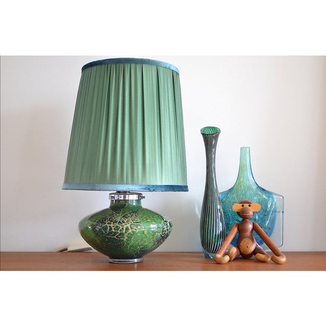 Ikora Table Lamp in Glass by Karl Wiedmann for WMF, 1930s For Sale - Image 4 of 15