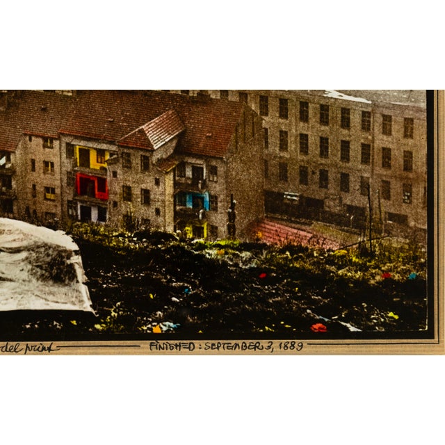 A contemporary gelatin silver print by renowned Czech photographer Jan Saudek, "Untitled (#43)", exemplifies his...