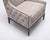 Wood Lavender Birch Leather Wing Chair and Ottoman For Sale - Image 7 of 15
