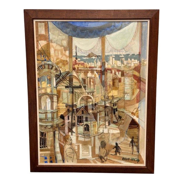 Robert McClay “Bay View #1” Original Artwork, Framed For Sale