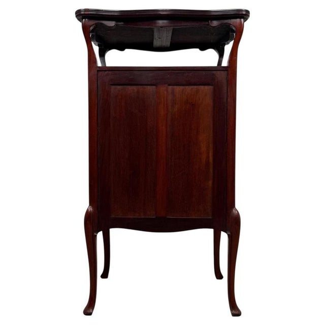 Antique Early 20th Century English Edwardian Mahogany Cabinet with Drawers For Sale - Image 6 of 13