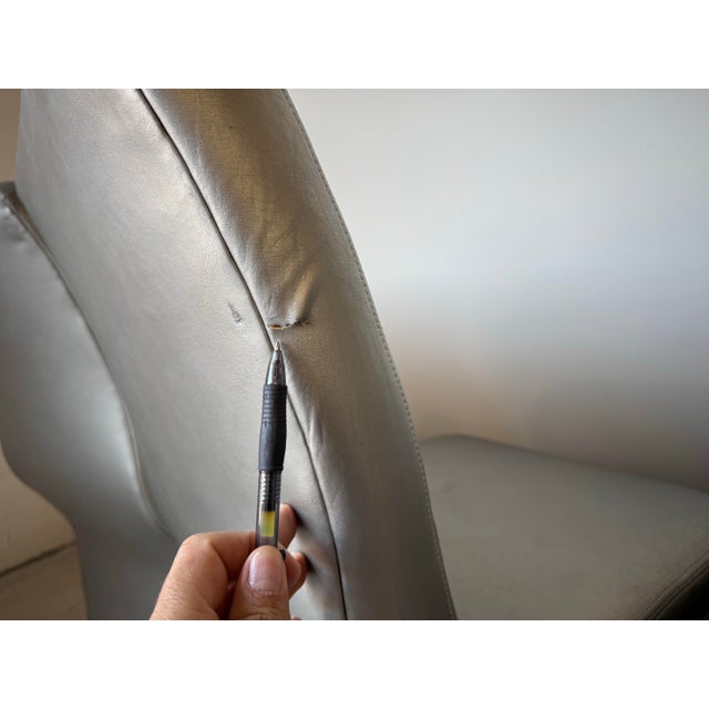 1984 Set of Six Postmodern Dining Chairs by Vladimir Kagan for Preview For Sale - Image 11 of 12