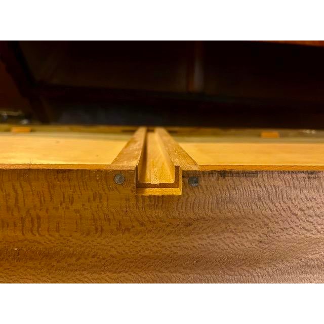 J.B. Van Sciver Co. Art Deco Sunrise Bedroom Suite, C. 1928-1932 -Mahogany Mirror Ladies Dresser For Sale - Image 12 of 17