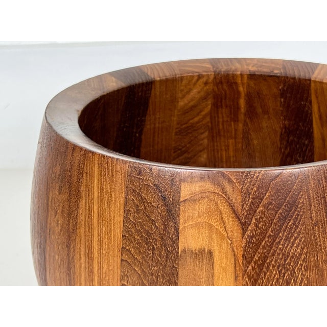 Mid-Century Modern Teak Salad Bowl by Jens Quistgaard for Dansk For Sale - Image 3 of 9