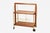 Serving Bar Cart in Wood and Brass by Marie-Françoise Mondineu for Bocado, France, 1950 For Sale - Image 14 of 14