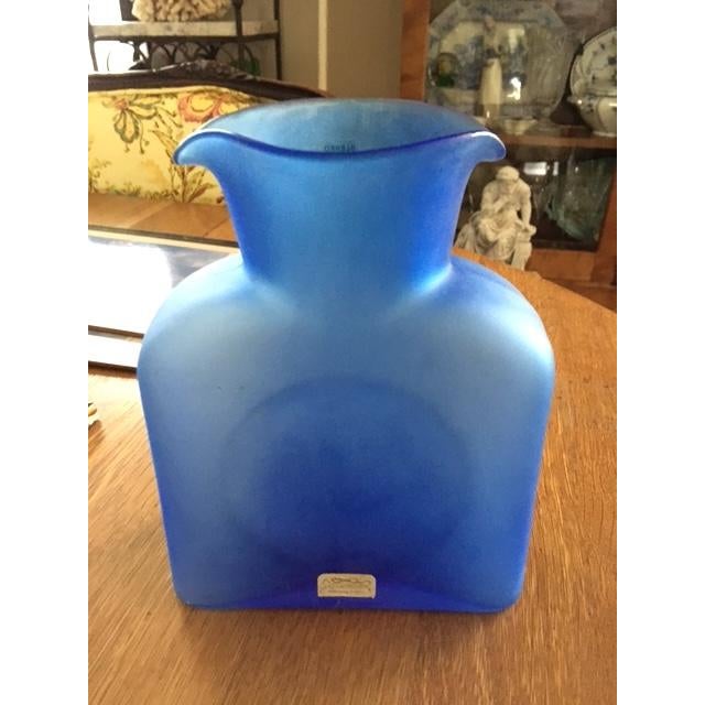 Classic Blenko double spout water pitcher from the Blenko Glass Company in West Virginia. They have been making this...