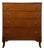 Early 20th Century Antique English Inlaid Mahogany Chest of Drawers, 1890s For Sale