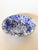 Large Late 20th Century Blue and White Splatterware Enamel Mixing Serving Bowl For Sale - Image 10 of 12