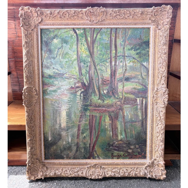 Reine Cimère, Salon, 1964, Oil Painting on Canvas, Framed For Sale - Image 17 of 17