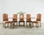 An extraordinary set of six Minton-Spidell "Dauphine" upholstered dining chairs hand-crafted in the French Provincial, or...