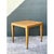 Wood Vintage Baker Milling Road Rattan Square Game Table For Sale - Image 7 of 12