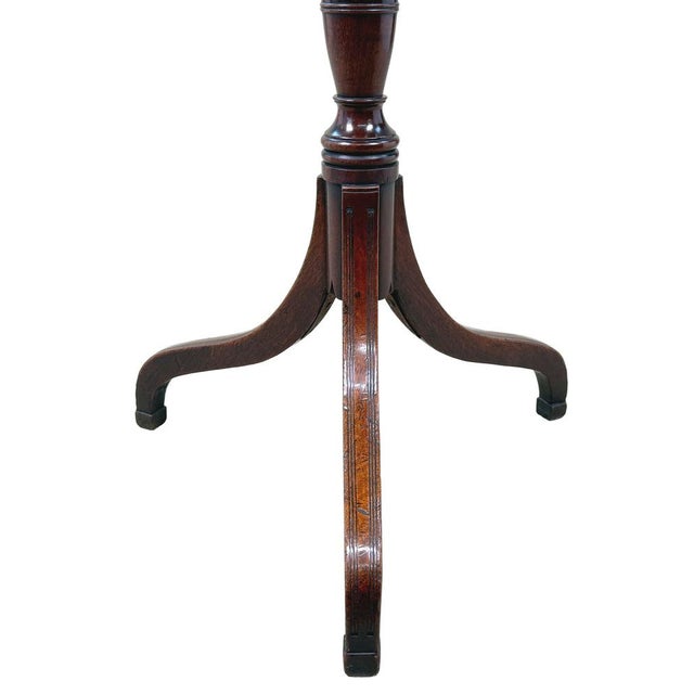 Georgian Mahogany Circular Wine Table, 1780 For Sale - Image 3 of 11