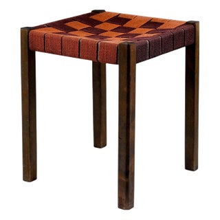 Swedish Modern Stool by Axel Larsson for Gemla, Sweden, 1930s For Sale