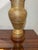 1940s Moroccan Tooled Brass Lamp With Copper and Wood Accents For Sale - Image 10 of 12