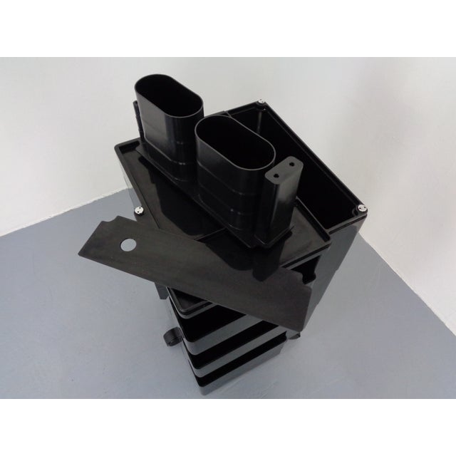 Black Boby Trolley by Joe Colombo for Bieffeplast, Italy, 1960s For Sale - Image 9 of 16