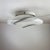 1980s Murano Ceiling Lamp in the style of Tagliapietras, Italy, 1980s For Sale - Image 5 of 8