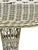 Wood Vintage White Wicker Table Lamp With Matching Woven Shade – Coastal Boho Mid-Century Style 31.5” Tall For Sale - Image 7 of 18
