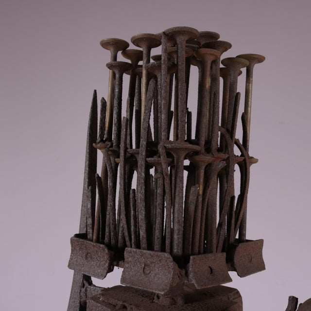 Frans De Boer, Lichtveld Brutalist Artwork, 1970s, Steel For Sale - Image 14 of 15