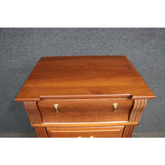 Late 20th Century Dutch Designs Cherry Lingerie Chest on Ball & Claw Feet For Sale - Image 5 of 12