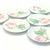 Limoges, France Pink & Green Primrose Side Plates by Impressions De Paris - Set of 6 For Sale - Image 4 of 7