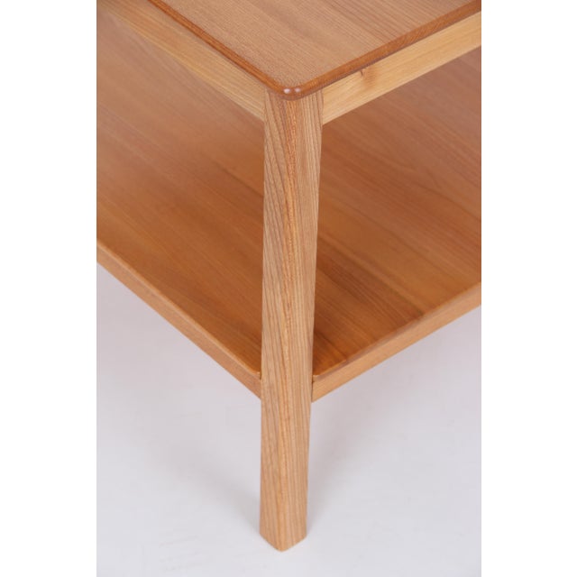 Rud Rasmussen Smoking Table Model 4486 in Elm Wood by Kaare Klint for Rud. Rasmussen, 1930s For Sale - Image 4 of 9