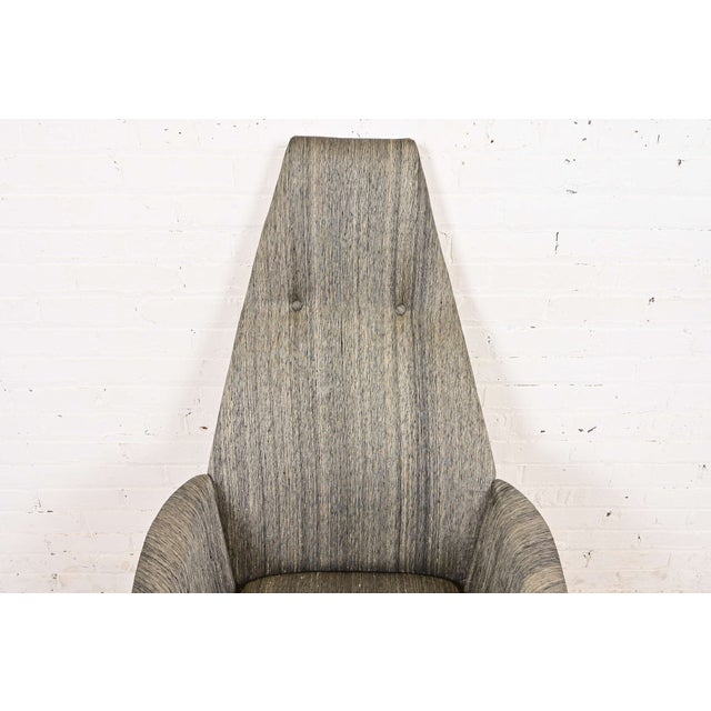 Adrian Pearsall Mid-Century Brutalist High Back Dining Chairs, Set of Four For Sale In South Bend - Image 6 of 12